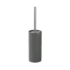GoodHome Koros Anthracite Ceramic, Polypropylene (PP) & Stainless Steel Toilet Brush & Holder