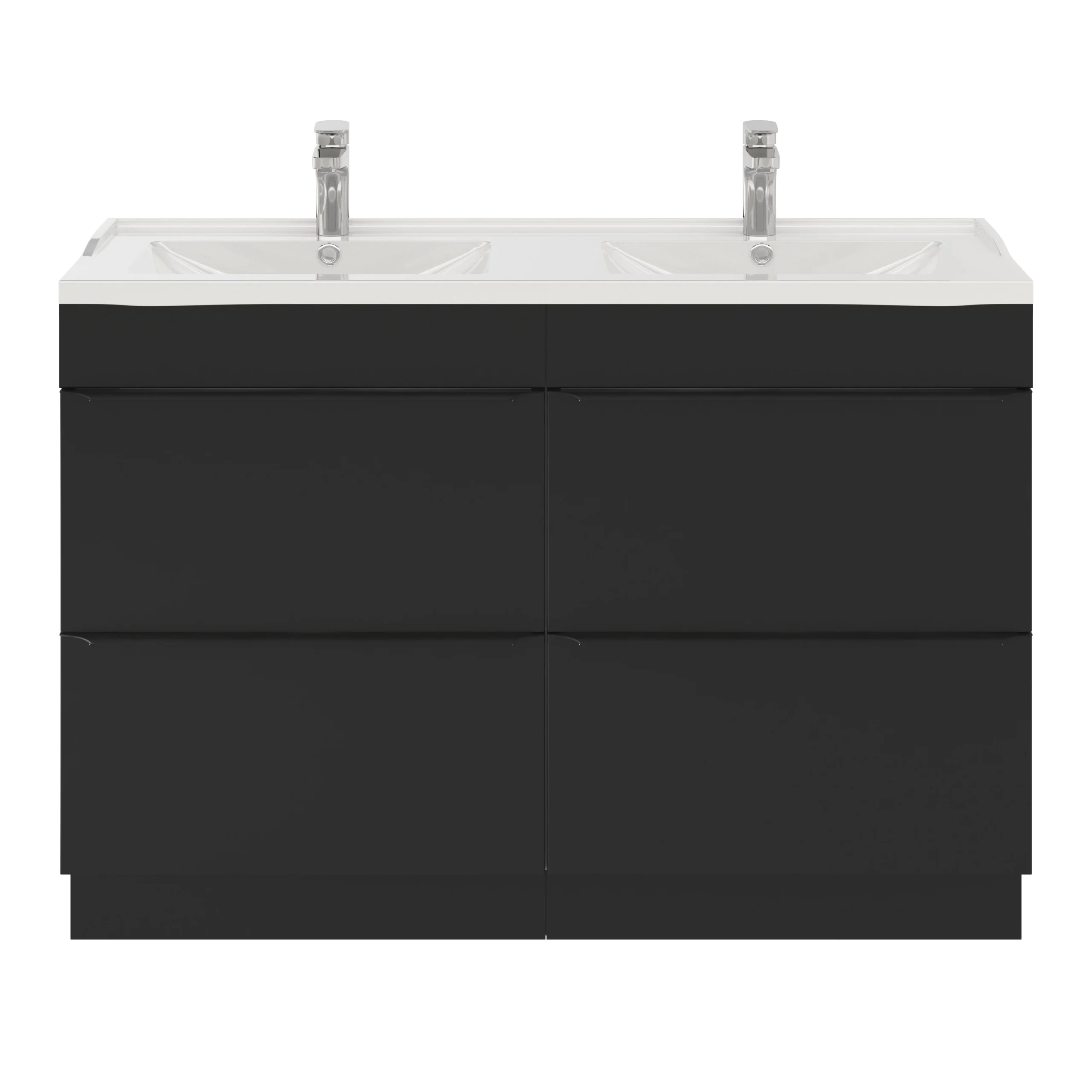 GoodHome Lana White Counter-mounted Counter Top Basin (W)120.4cm - Image 9