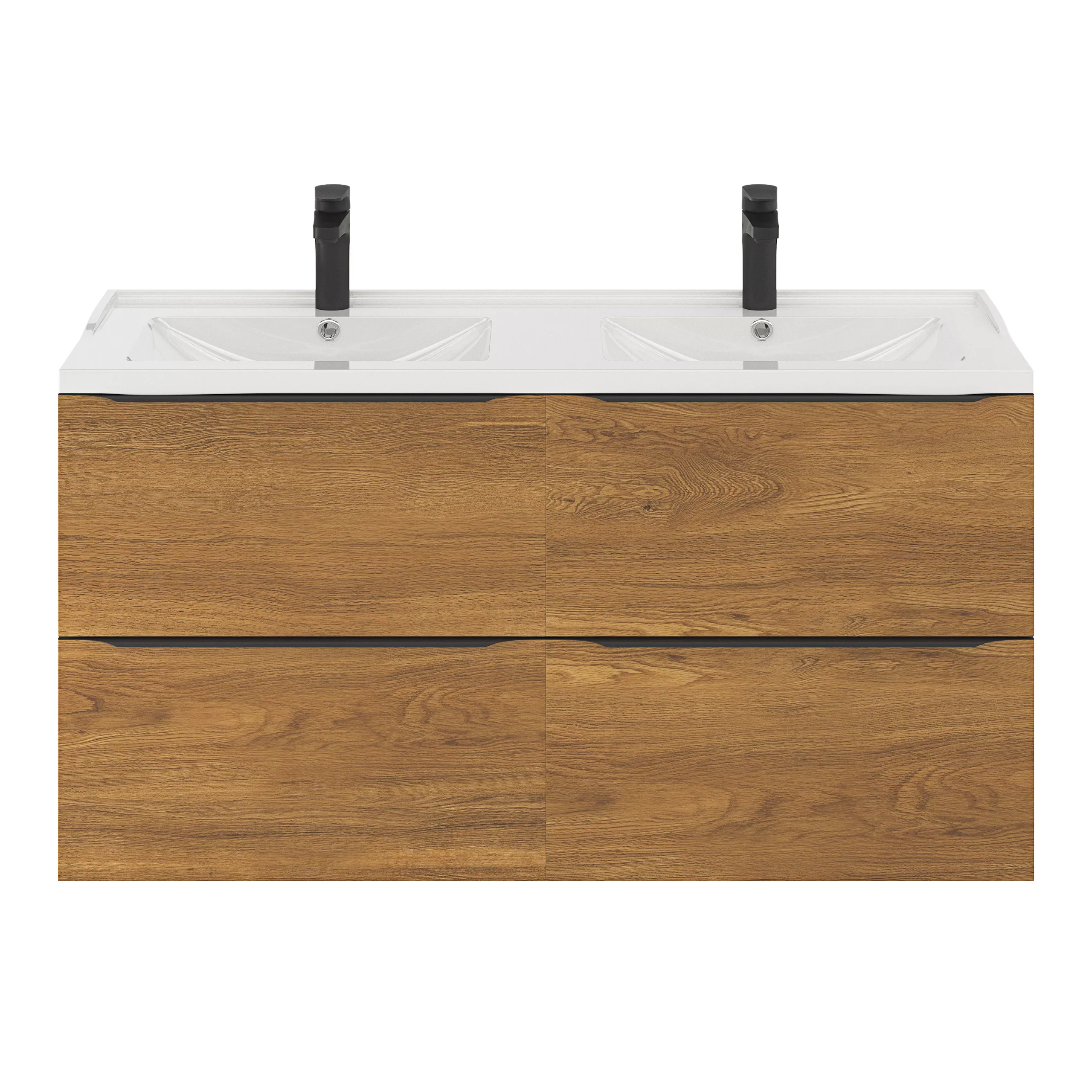 GoodHome Lana White Counter-mounted Counter Top Basin (W)120.4cm - Image 18