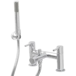 GoodHome Lazu Combi Boiler, Gravity-fed & Mains Pressure Water Systems Contemporary Bath Shower Mixer Tap