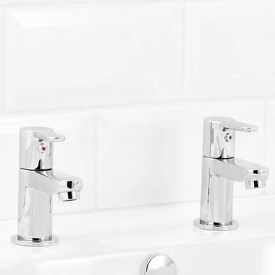 GoodHome Lecci Contemporary Basin Pillar Tap - Image 3