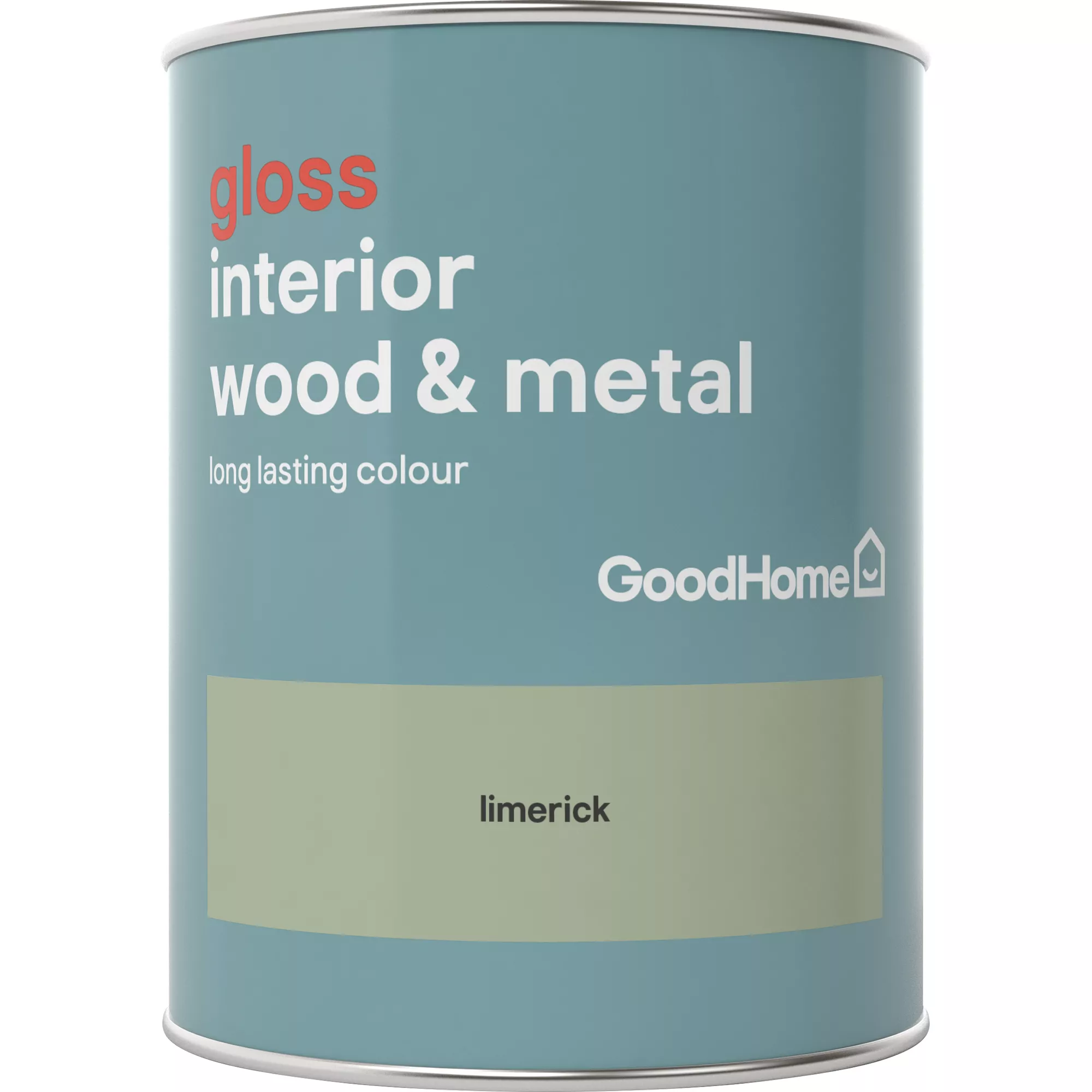 GoodHome Limerick Gloss Metal & Wood Paint, 750ml - Image 2