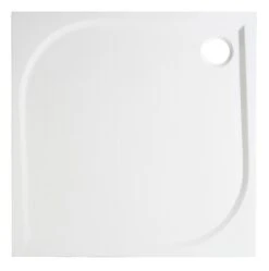 GoodHome Limski Square Shower Tray (L)800mm (W)800mm (H)28mm