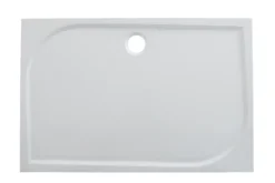GoodHome Limsky Rectangular Shower Tray (L)700mm (W)1000mm (H)28mm