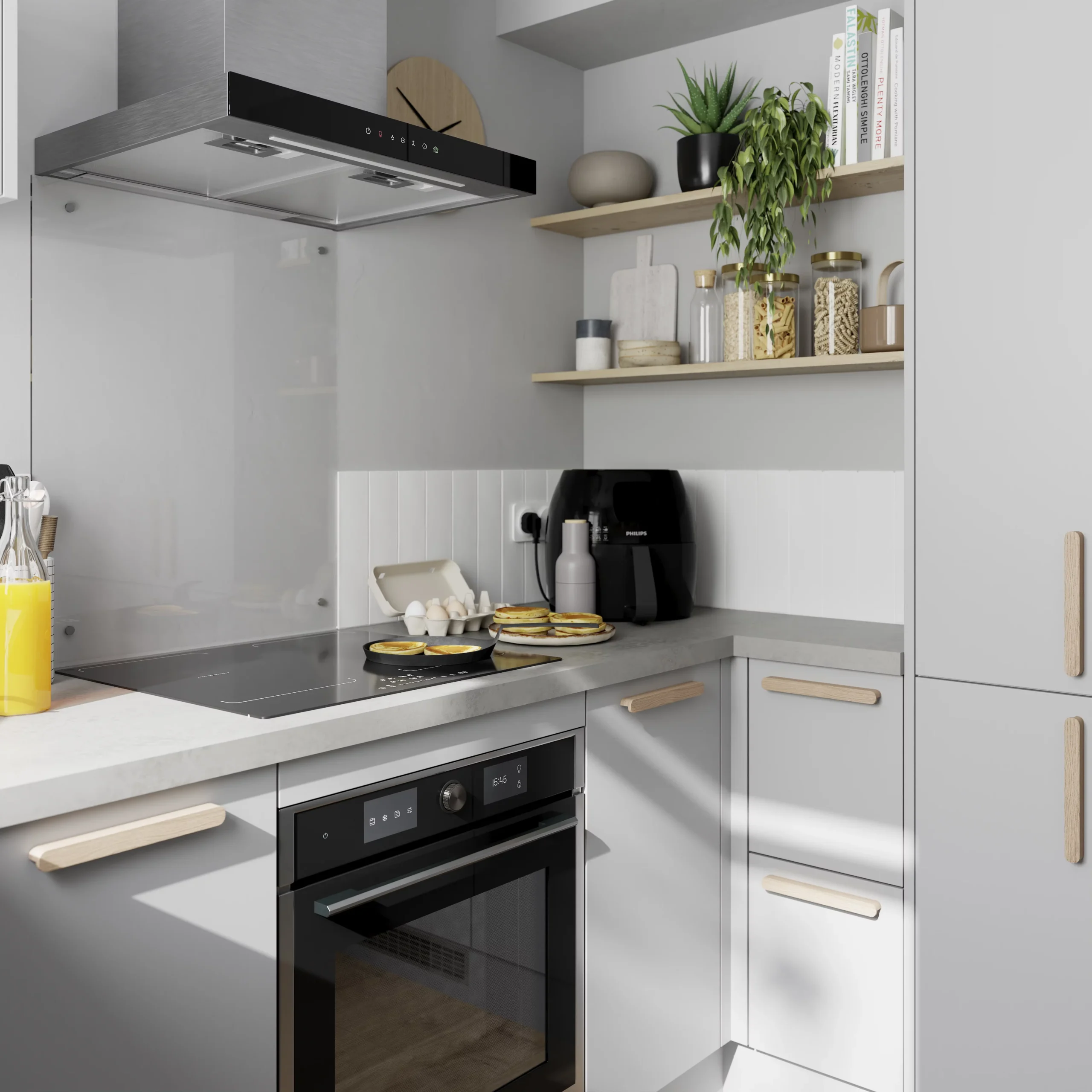 GoodHome Linksense GH4ZFXLK60 59cm Induction Hob - Black - Image 8