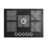 GoodHome Linksense GH78GASLK 70cm Gas Hob - Black