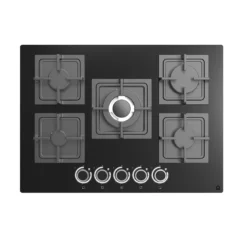 GoodHome Linksense GH78GASLK 70cm Gas Hob - Black
