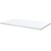 GoodHome Marloes Gloss White Chipboard Bathroom Worktop 2.8cm X 45.2cm X 100cm