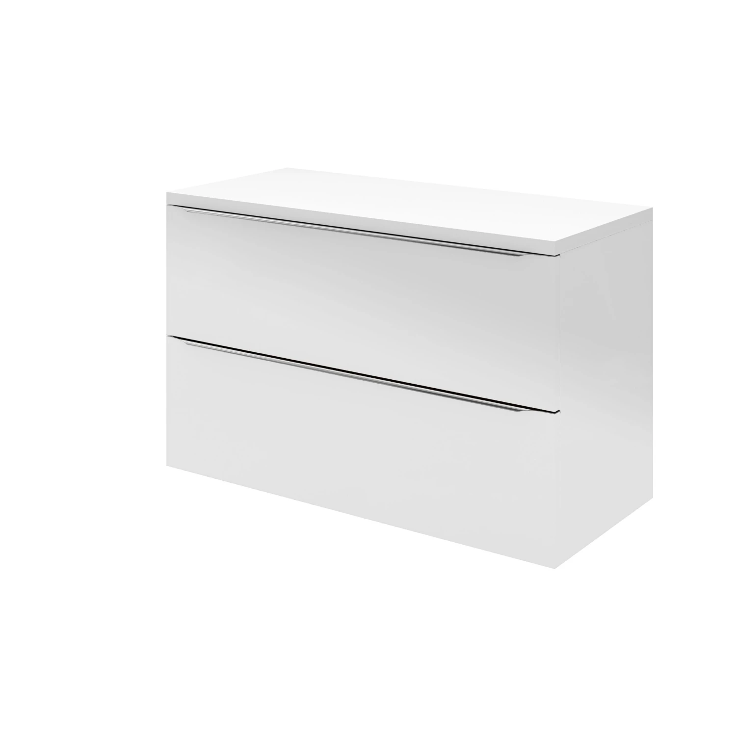 GoodHome Marloes Gloss White Chipboard Bathroom Worktop 2.8cm X 45.2cm X 100cm - Image 7