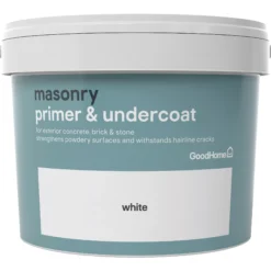 GoodHome Masonry White Primer & Undercoat, 10L