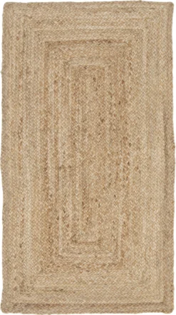 GoodHome Melua Natural Reversible Rug 110cmx60cm