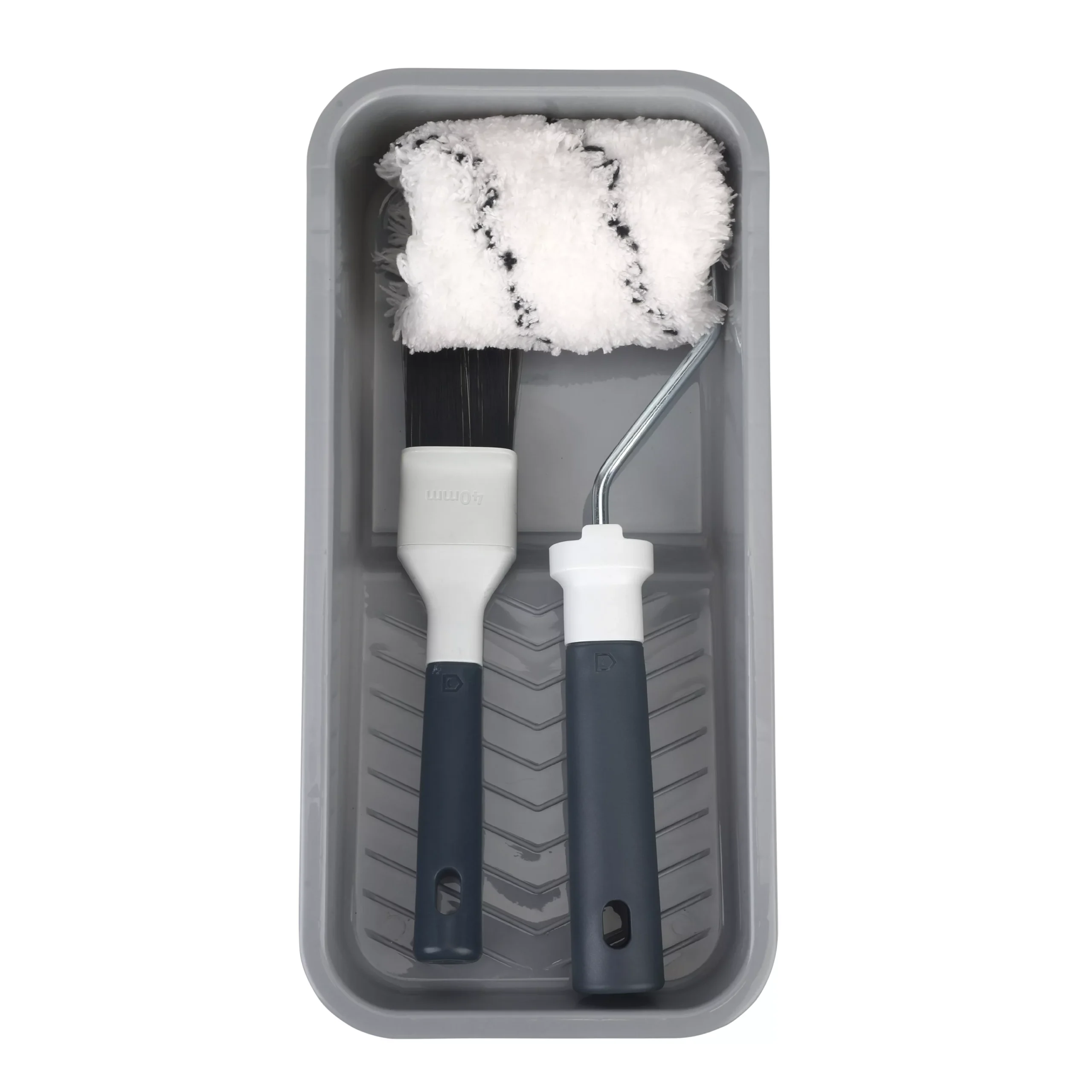 GoodHome Microfibre Extra Long Pile Roller Kit, 4 Pieces