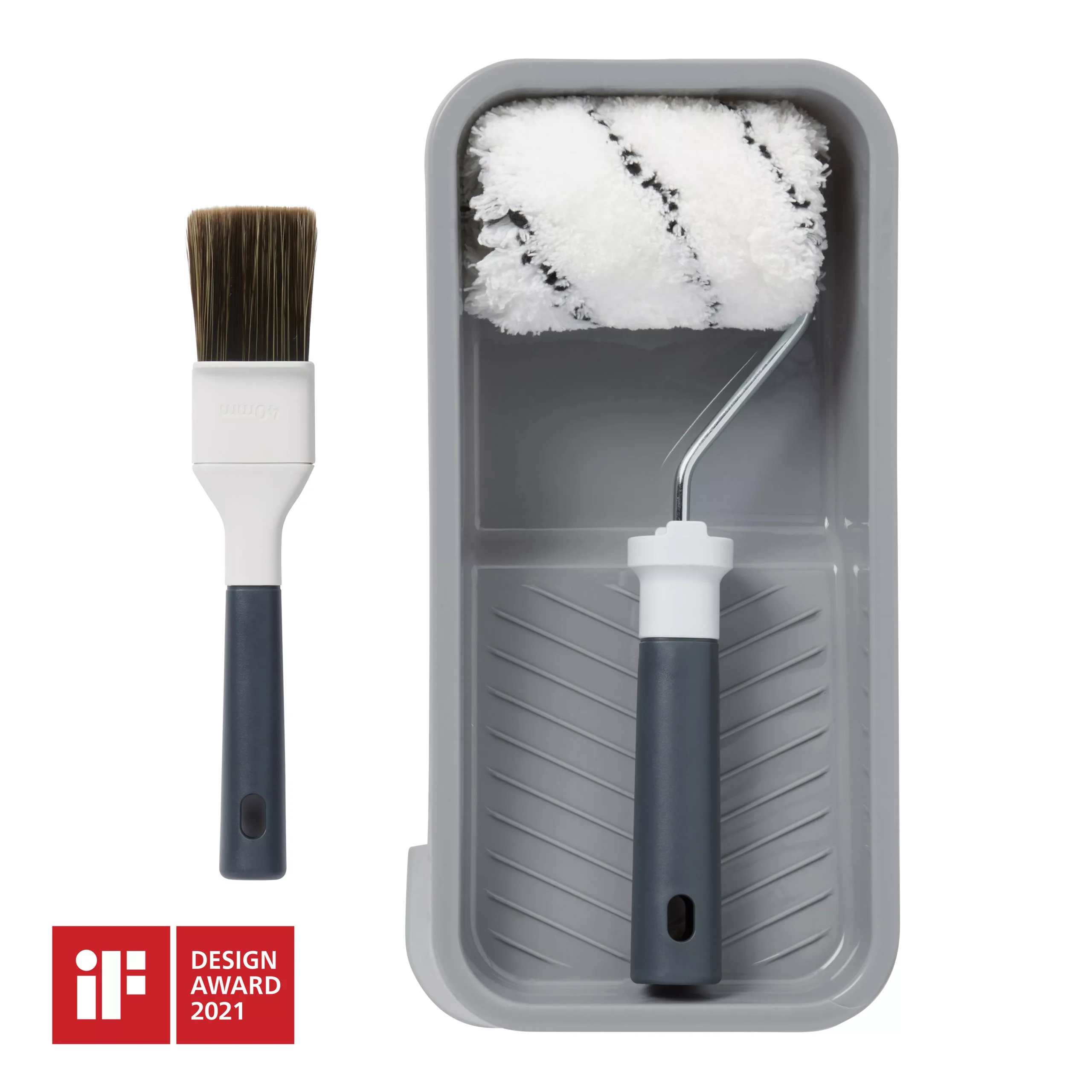 GoodHome Microfibre Extra Long Pile Roller Kit, 4 Pieces - Image 2