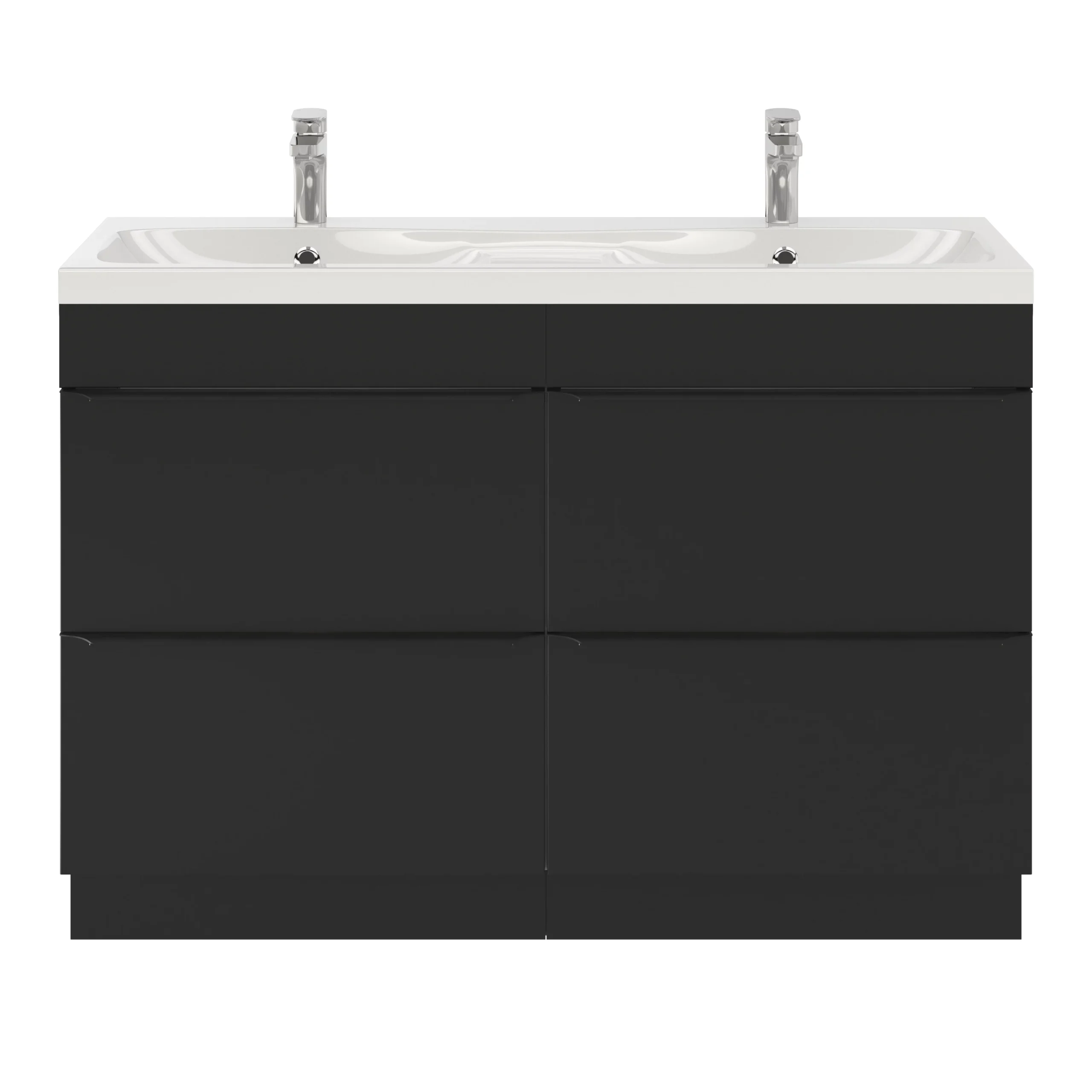 GoodHome Mila White Counter-mounted Counter Top Basin (W)120.4cm - Image 11