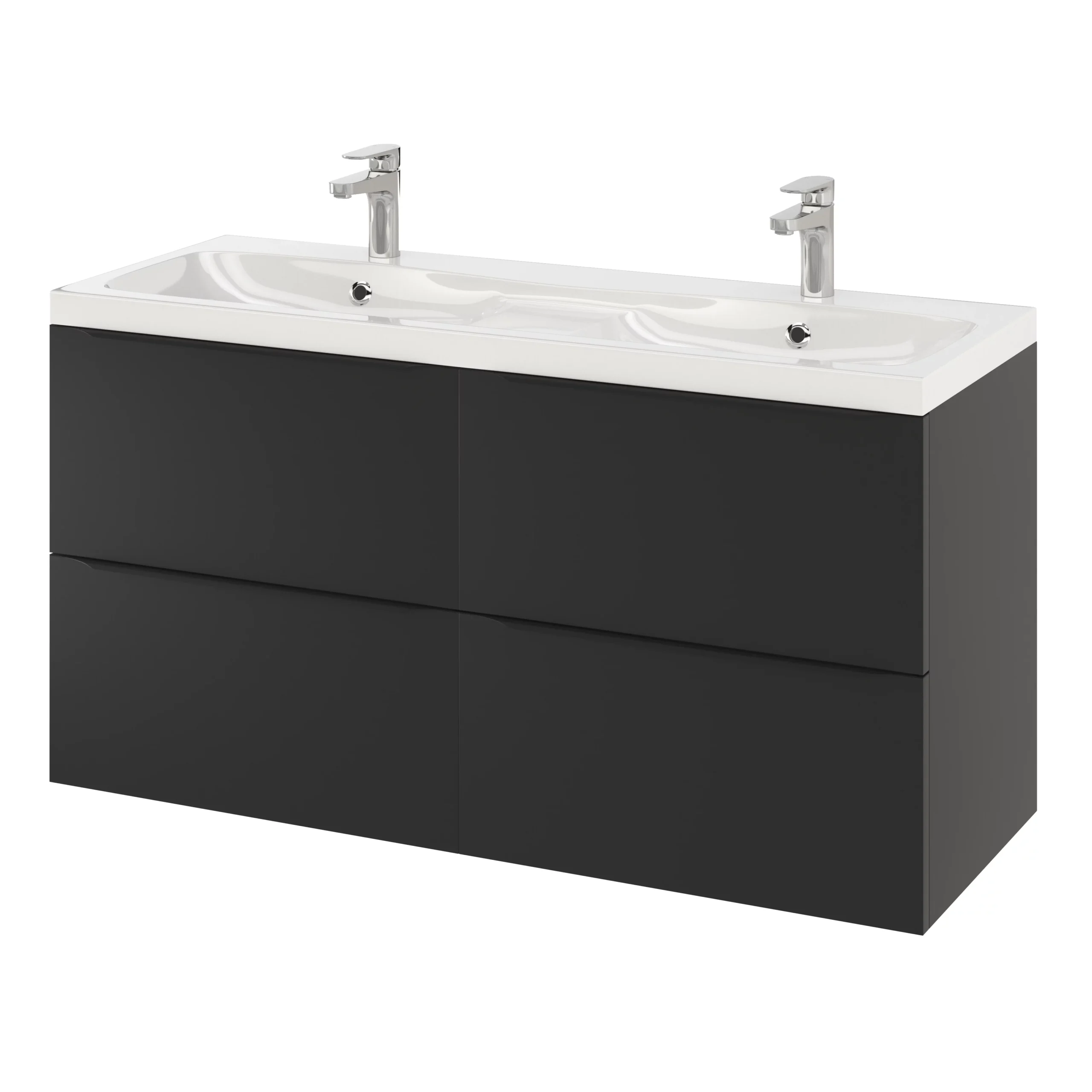 GoodHome Mila White Counter-mounted Counter Top Basin (W)120.4cm - Image 15