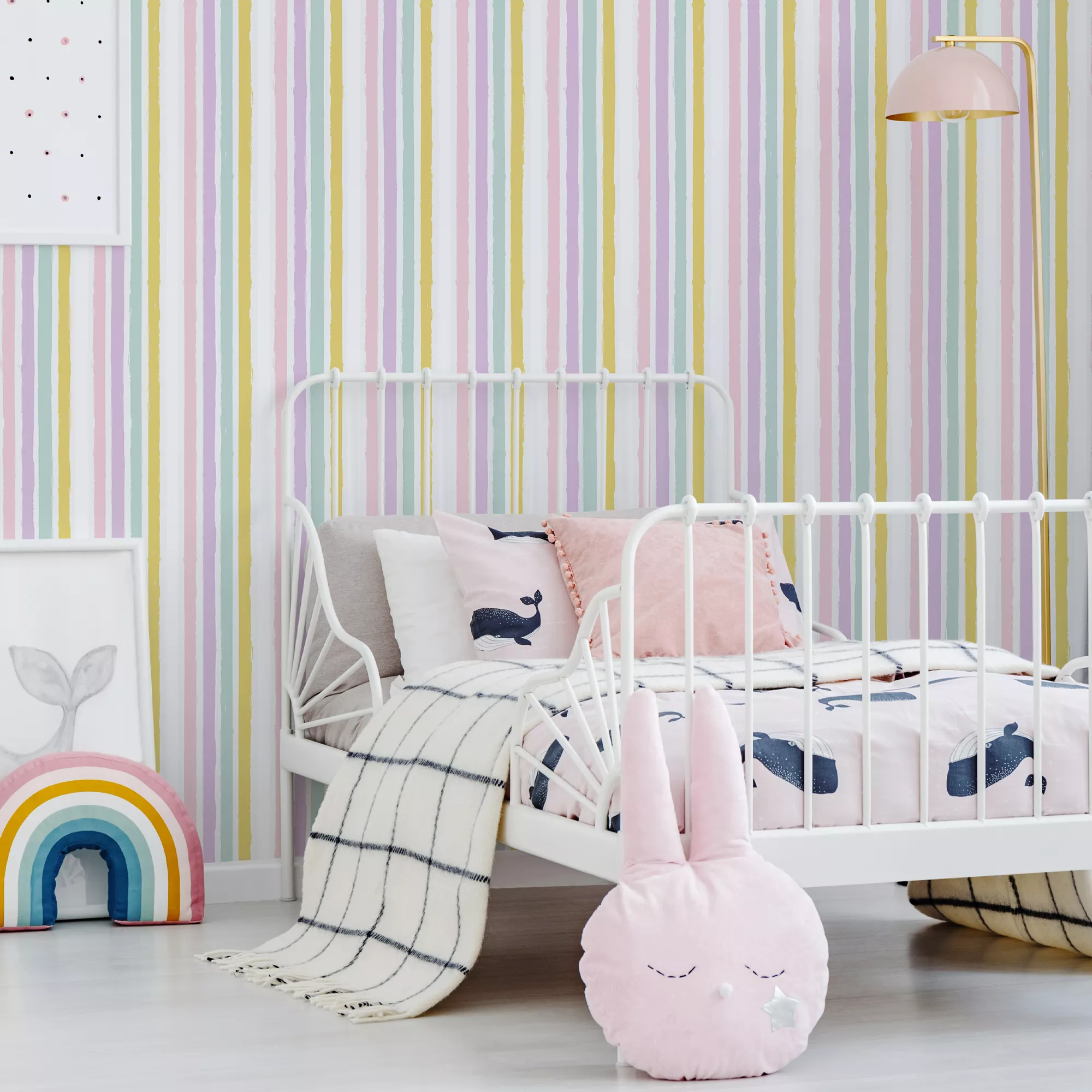 GoodHome Multi Striped Design Smooth Wallpaper - Image 4