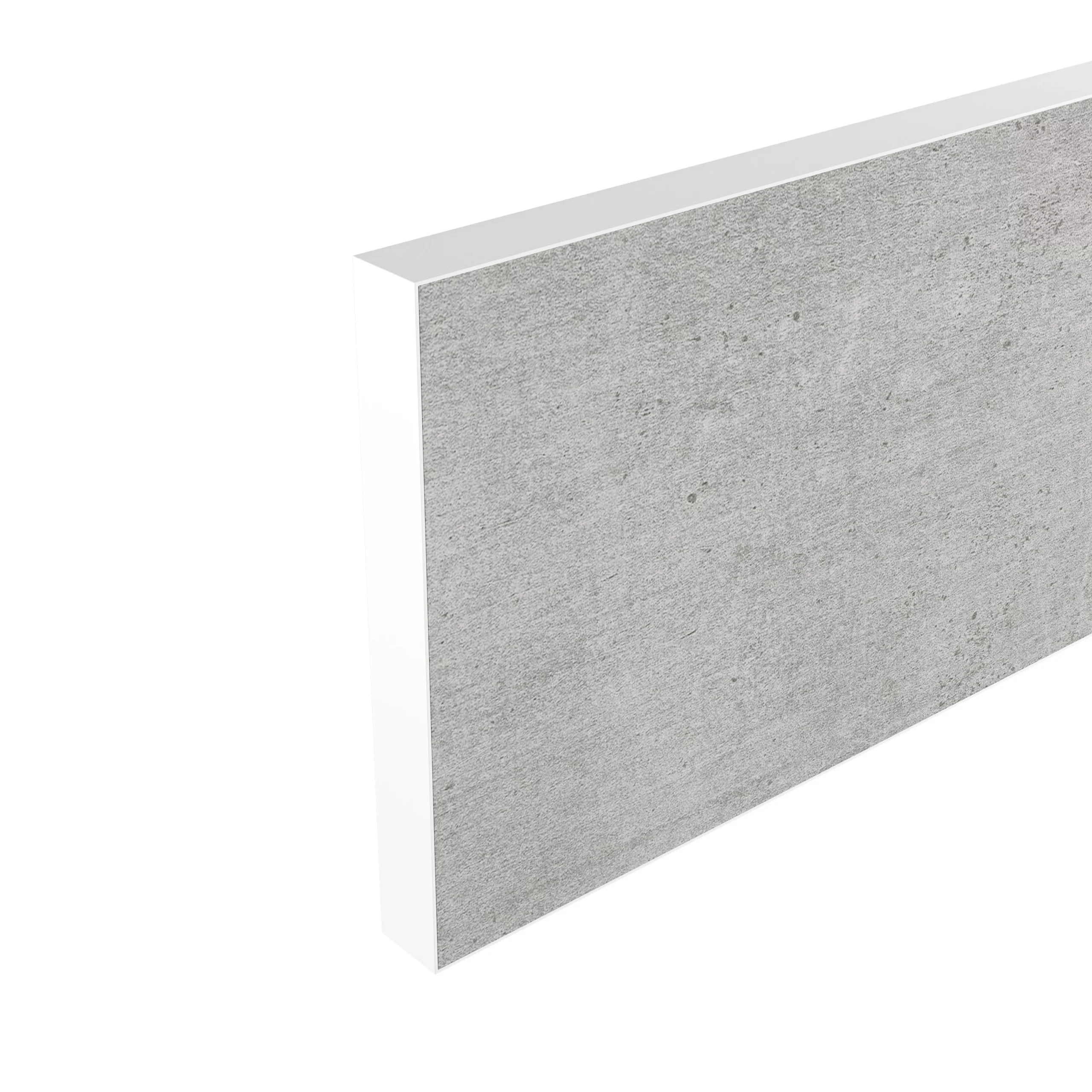 GoodHome Nepeta White Stone Effect Paper & Resin Upstand (L)3000mm - Image 6