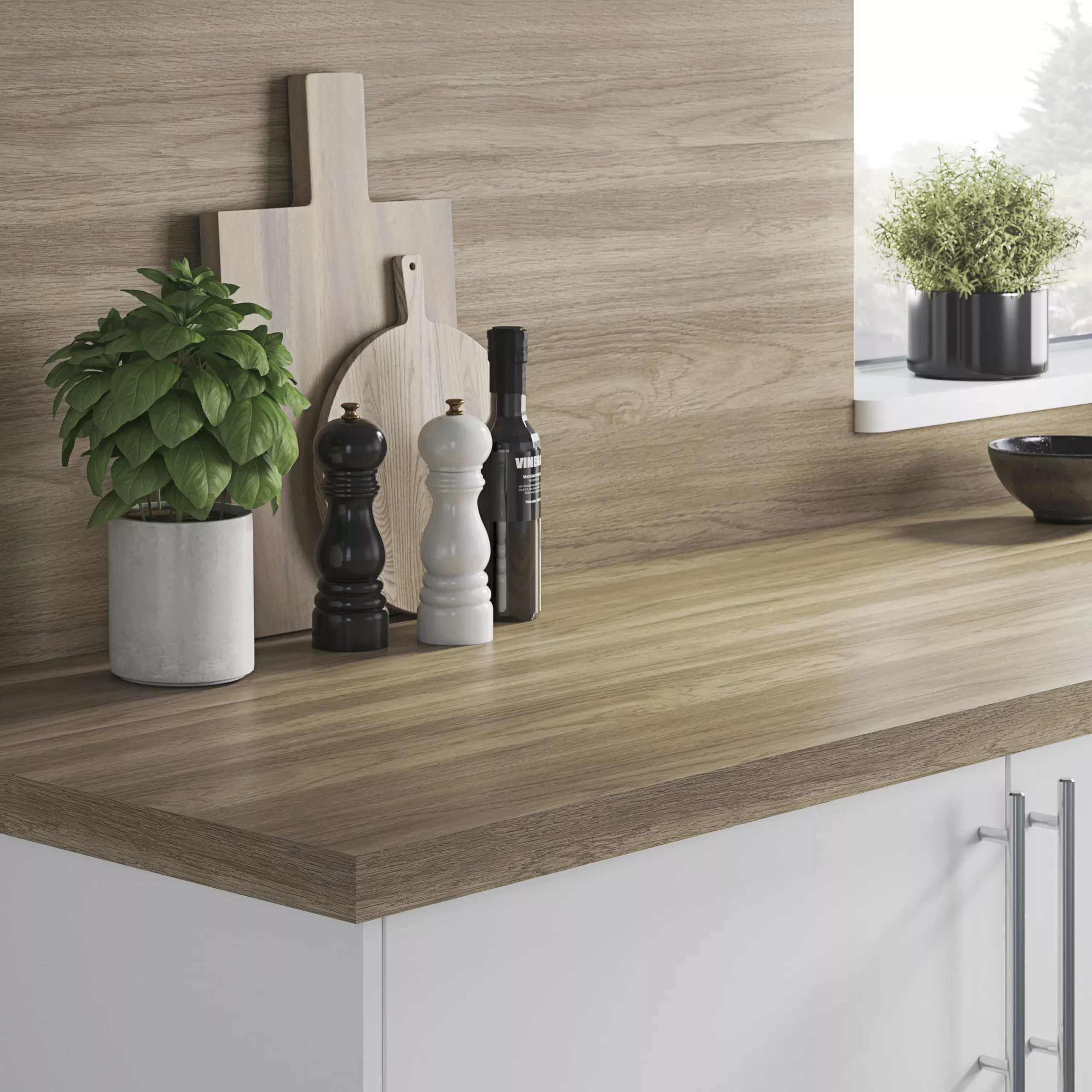 GoodHome Nepeta Wood Effect Paper & Resin Back Panel, (H)6000mm (W)20000mm (T)3mm - Image 3