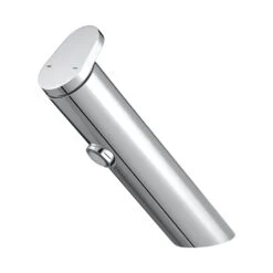 GoodHome Nyasa Medium Gloss Round Deck-mounted Manual Basin Mono Mixer Tap