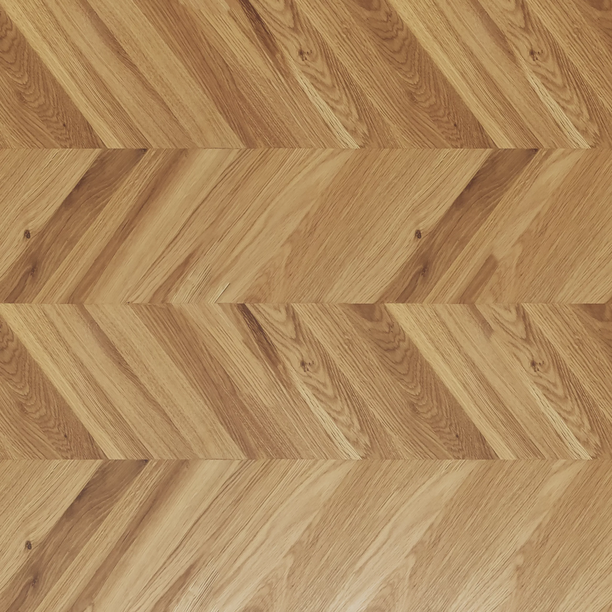 GoodHome Orin Chevron Solid Oak Upstand (L)3000mm - Image 3