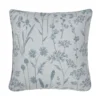 GoodHome Otema Light Blue Floral Indoor Cushion (L)50cm X (W)43cm