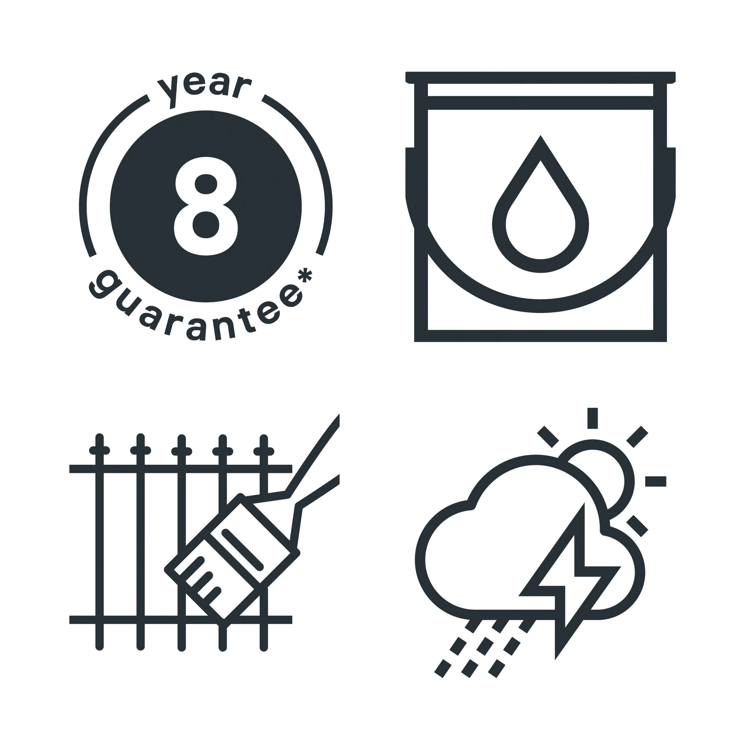 GoodHome Outdoor Black Satinwood Exterior Metal Paint, 2.5L Tin - Image 4