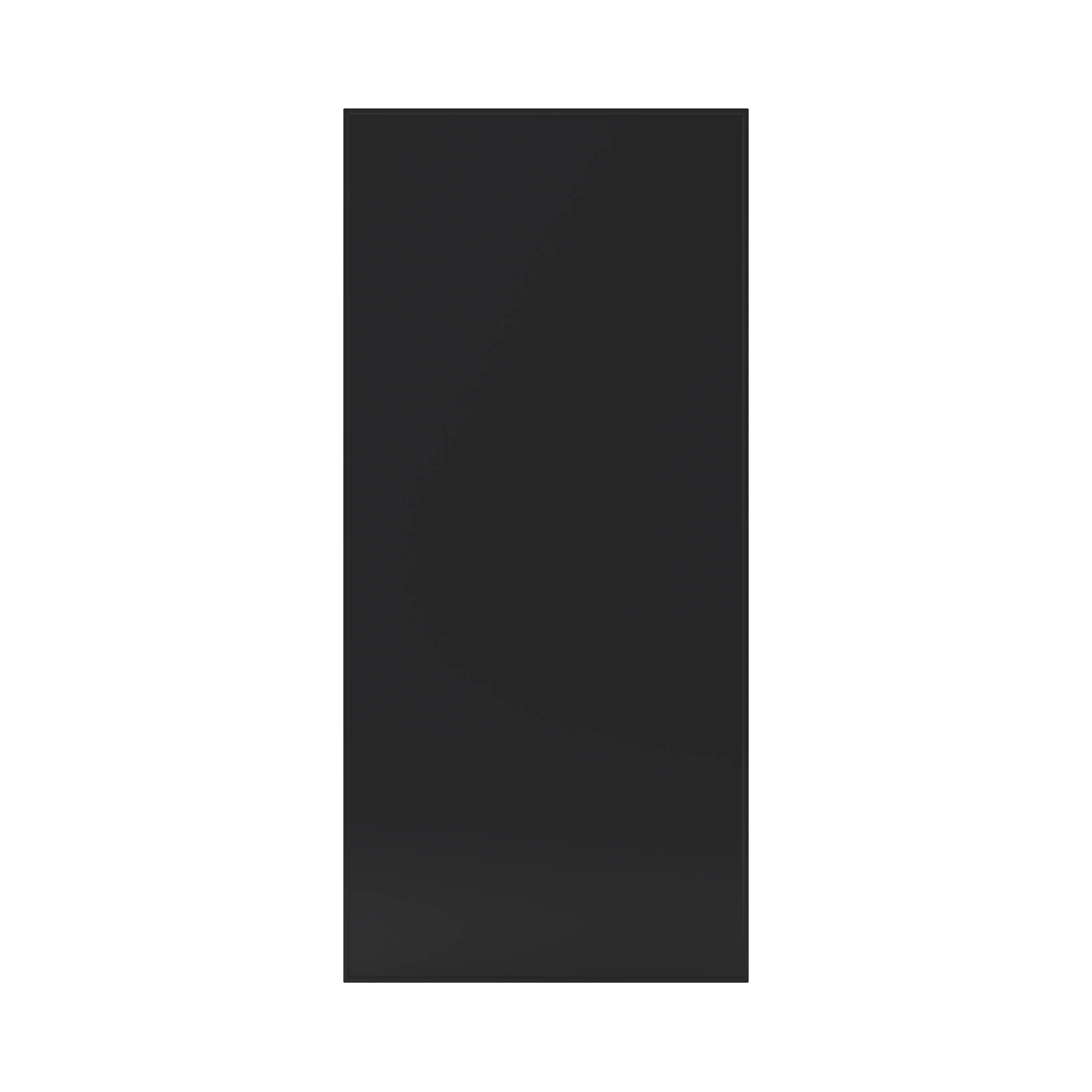 GoodHome Pasilla Matt Carbon Thin Frame Slab 70:30 Larder/Fridge Cabinet Door (W)600mm (H)1287mm (T)20mm