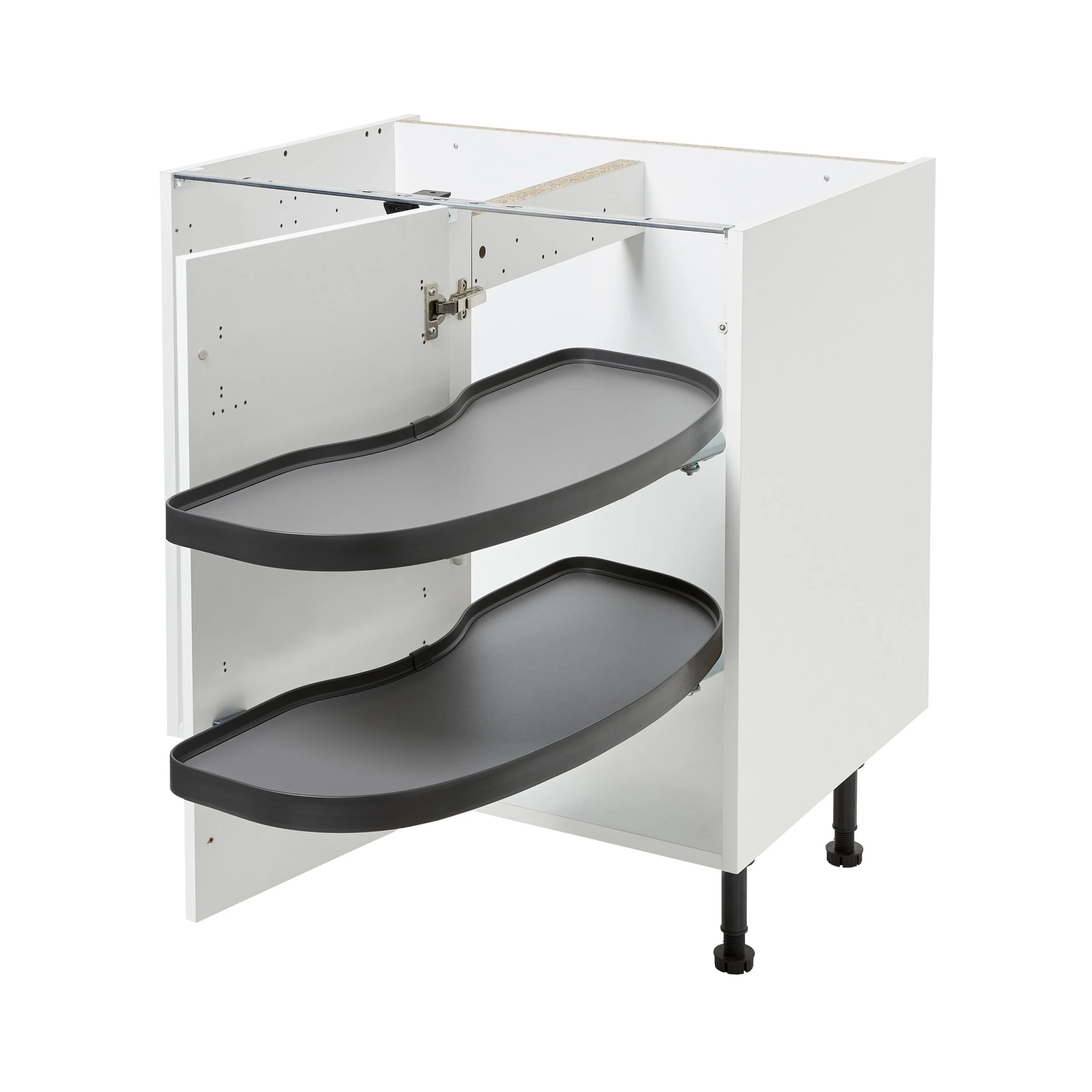 GoodHome Pebre Soft-close RH Corner Cabinet Pull-out Storage