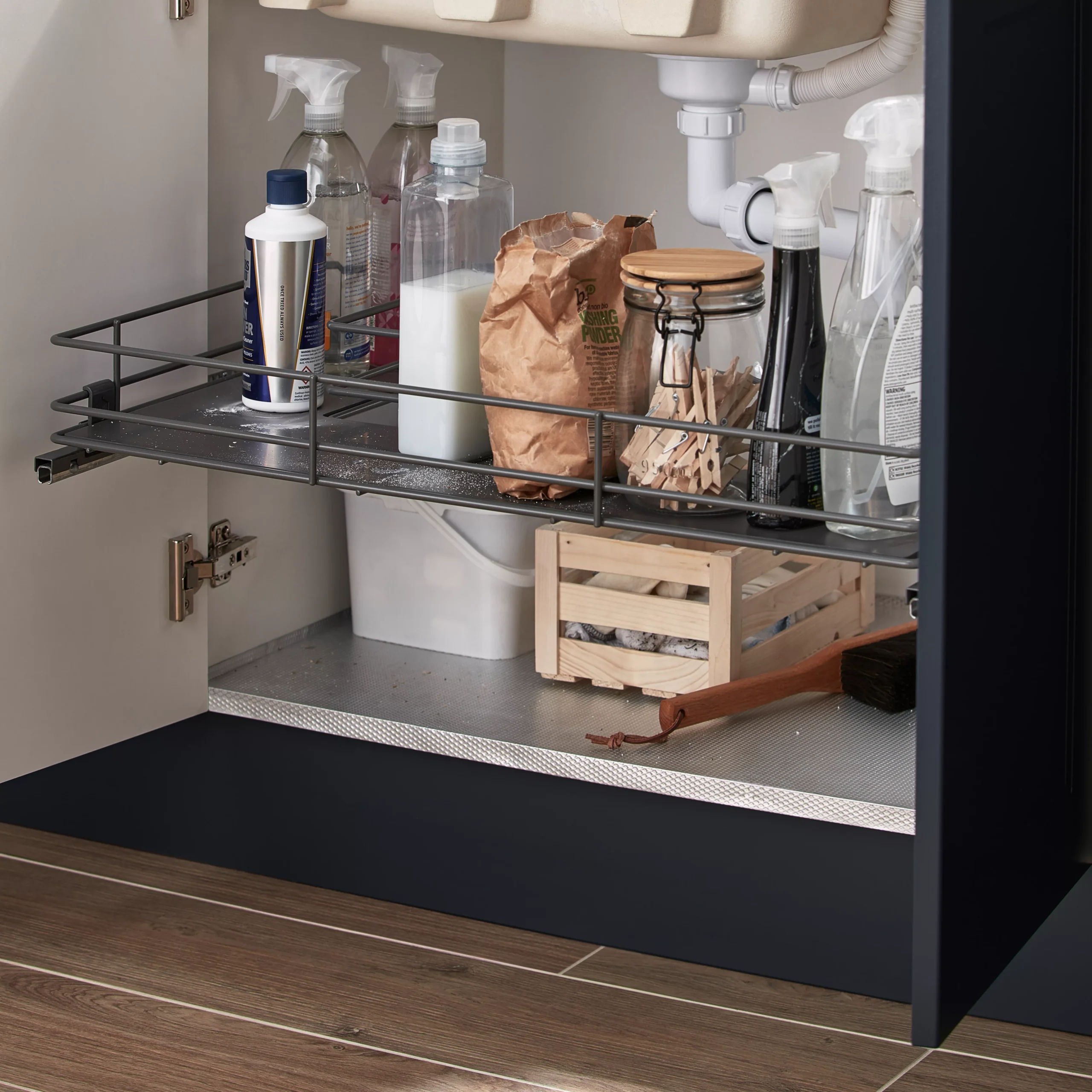 GoodHome Pebre Under Sink Shelf Pull-out Storage - Image 6