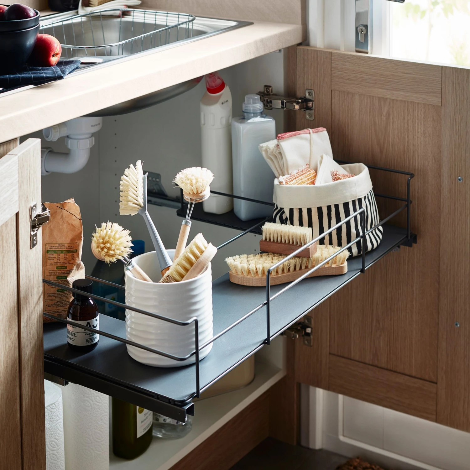 GoodHome Pebre Under Sink Shelf Pull-out Storage - Image 7