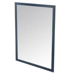 GoodHome Perma Blue Rectangular Bathroom Mirror (H)700mm (W)1000mm