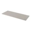 GoodHome Perma Satin Grey Square Edge MDF Bathroom Worktop 2.8cm X 120.5cm