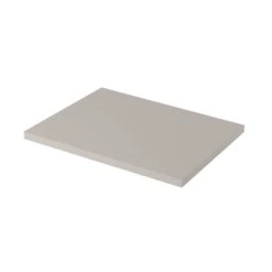 GoodHome Perma Satin Grey Square Edge MDF Bathroom Worktop 2.8cm X 60.5cm