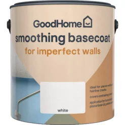 GoodHome Problem Walls White Basecoat, 2.5L