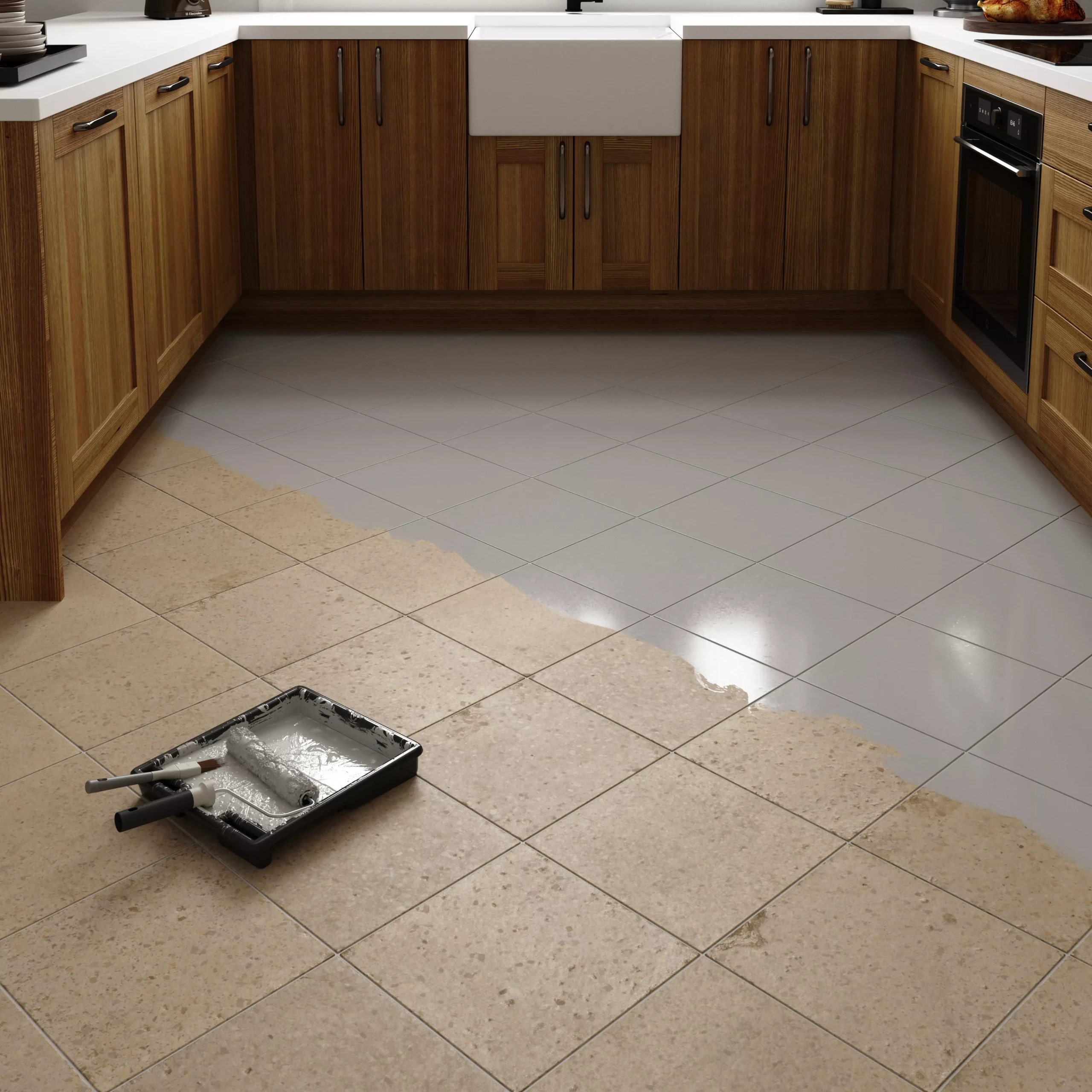 GoodHome Renovation Hamptons Matt Floor & Stair Paint, 750ml - Image 5