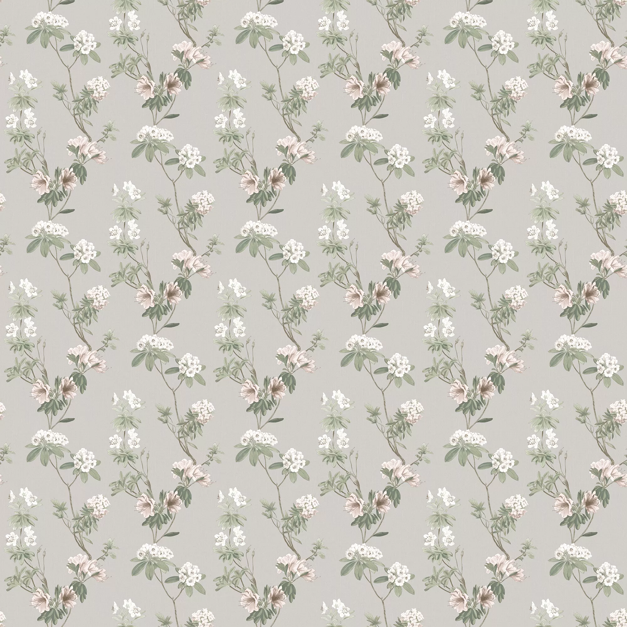 GoodHome Rubin Dark Grey Floral Textured Wallpaper