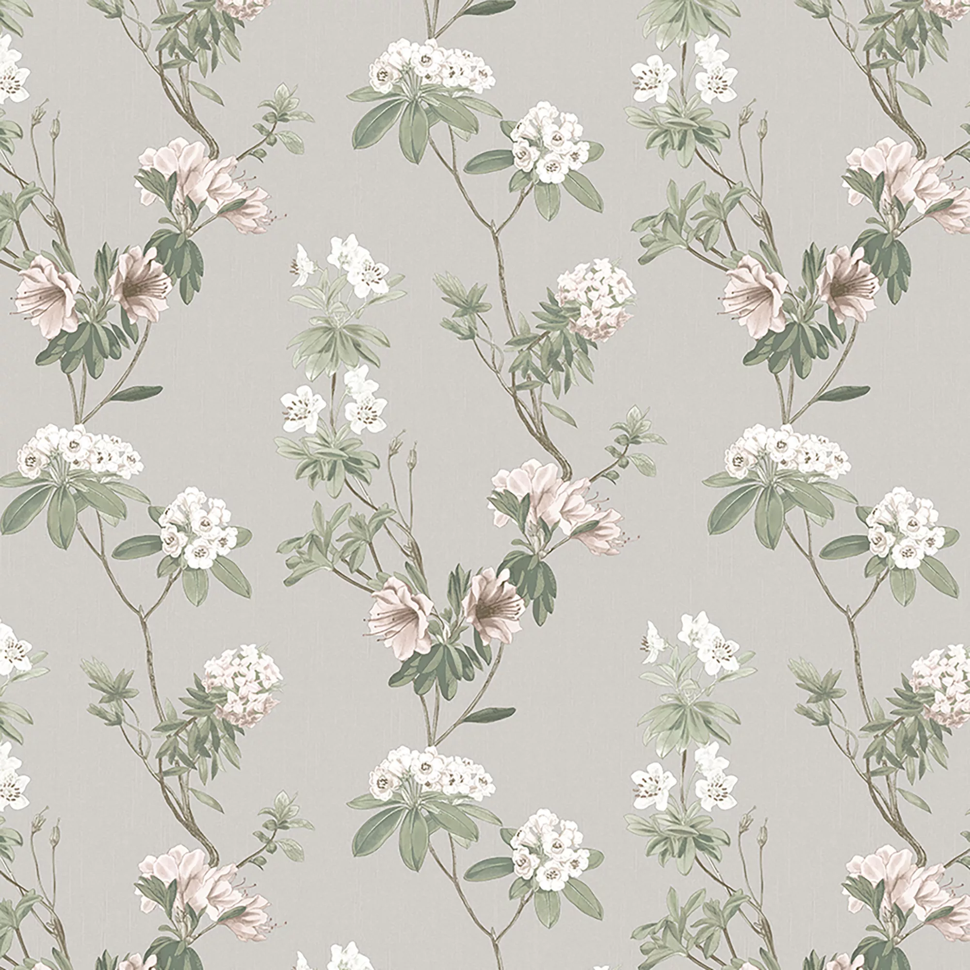 GoodHome Rubin Dark Grey Floral Textured Wallpaper - Image 2