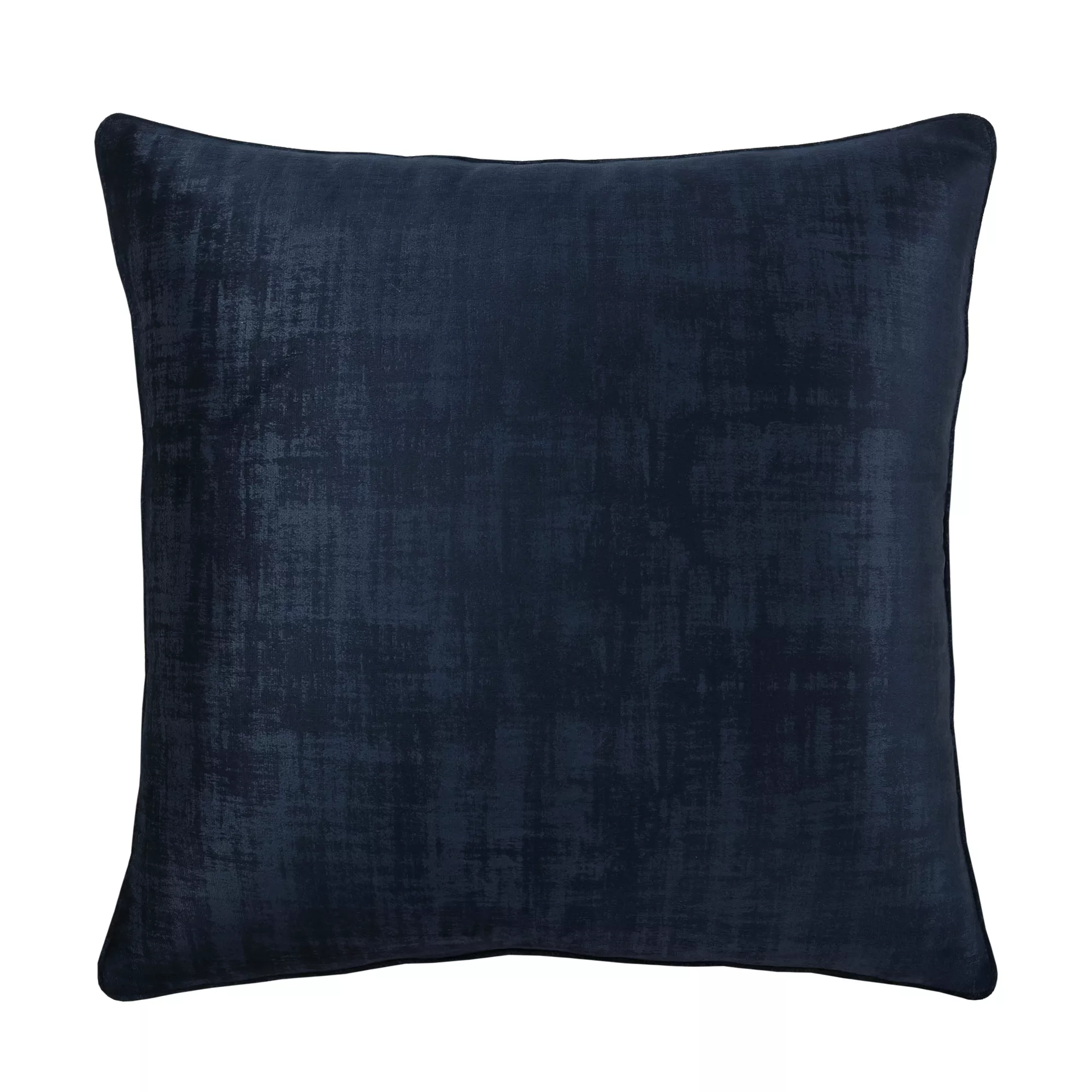 GoodHome Ruvor Blue Plain Indoor Cushion (L)55cm X (W)55cm