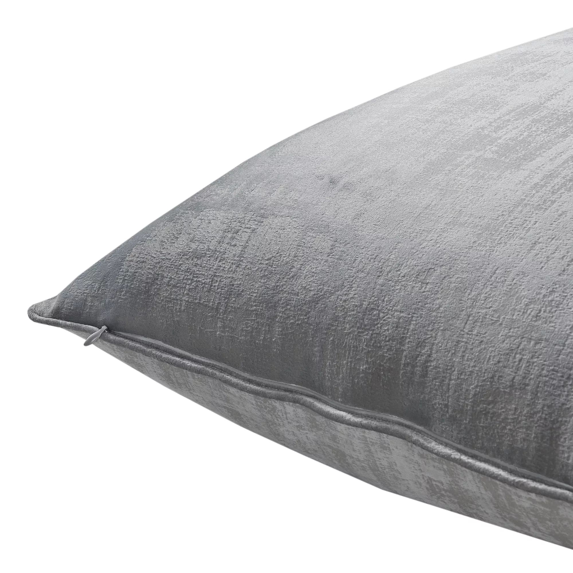 GoodHome Ruvor Light Grey Plain Indoor Cushion (L)55cm X (W)55cm - Image 3