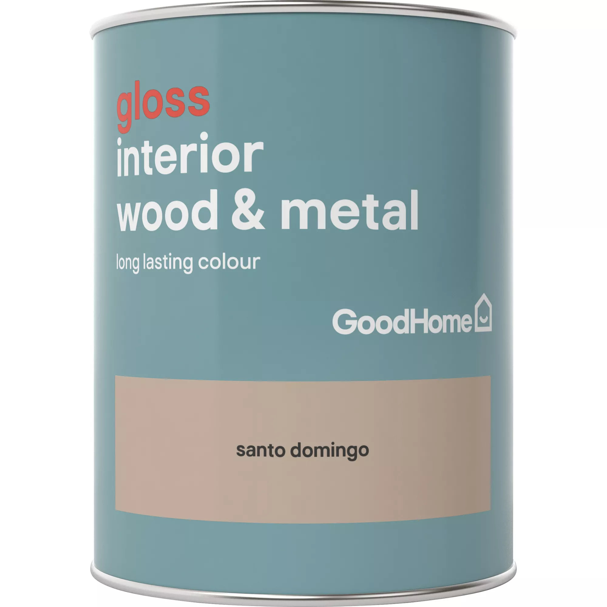 GoodHome Santo Domingo Gloss Metal & Wood Paint, 750ml - Image 2