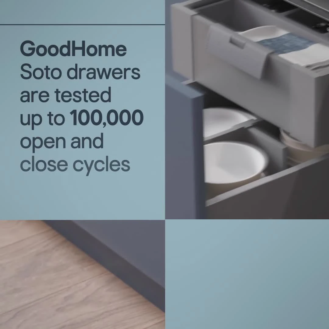 GoodHome Soto Soft-close Deep Drawer Box (W)400mm - Image 2