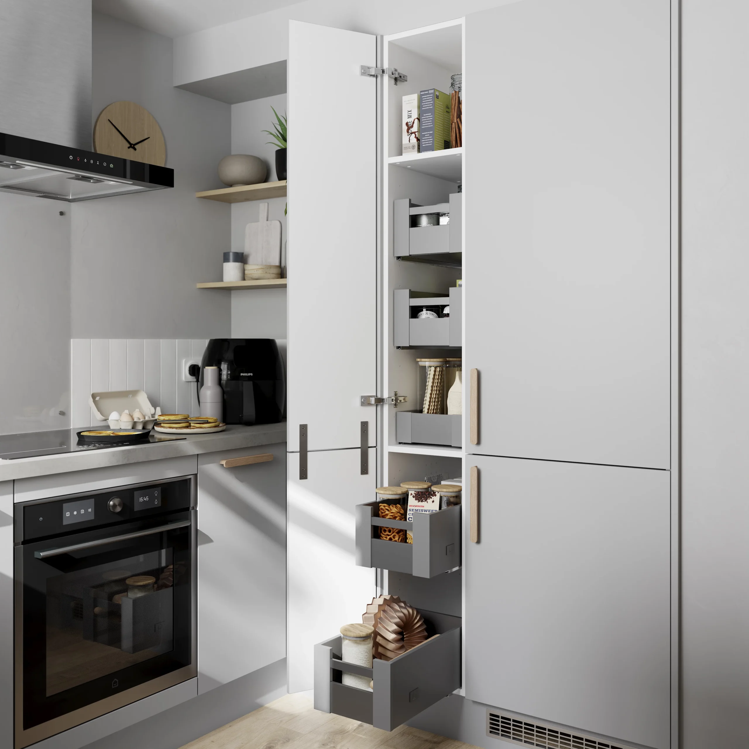 GoodHome Soto Soft-close Drawer Box (W)300mm - Image 9