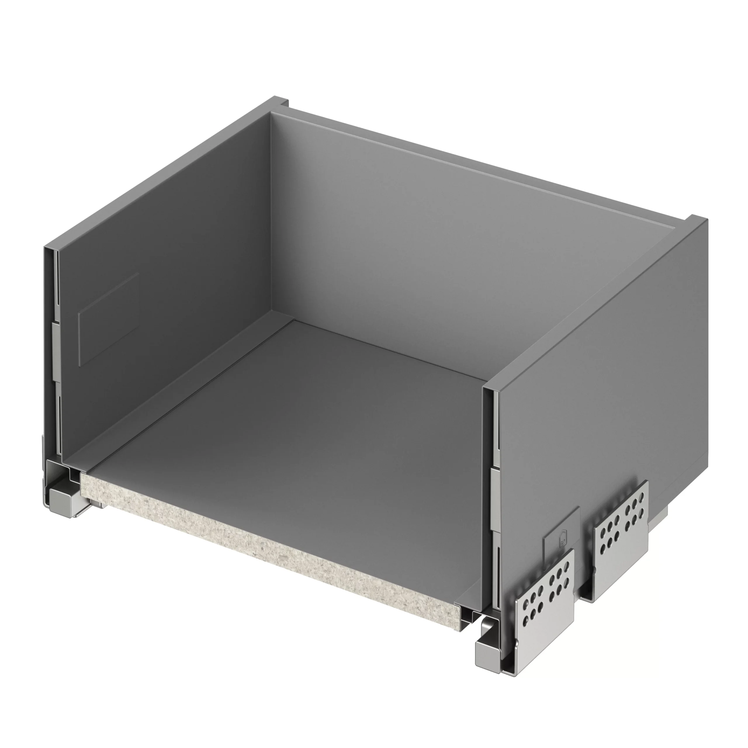 GoodHome Soto Soft-close Slimline Deep Drawer Box (W)400mm