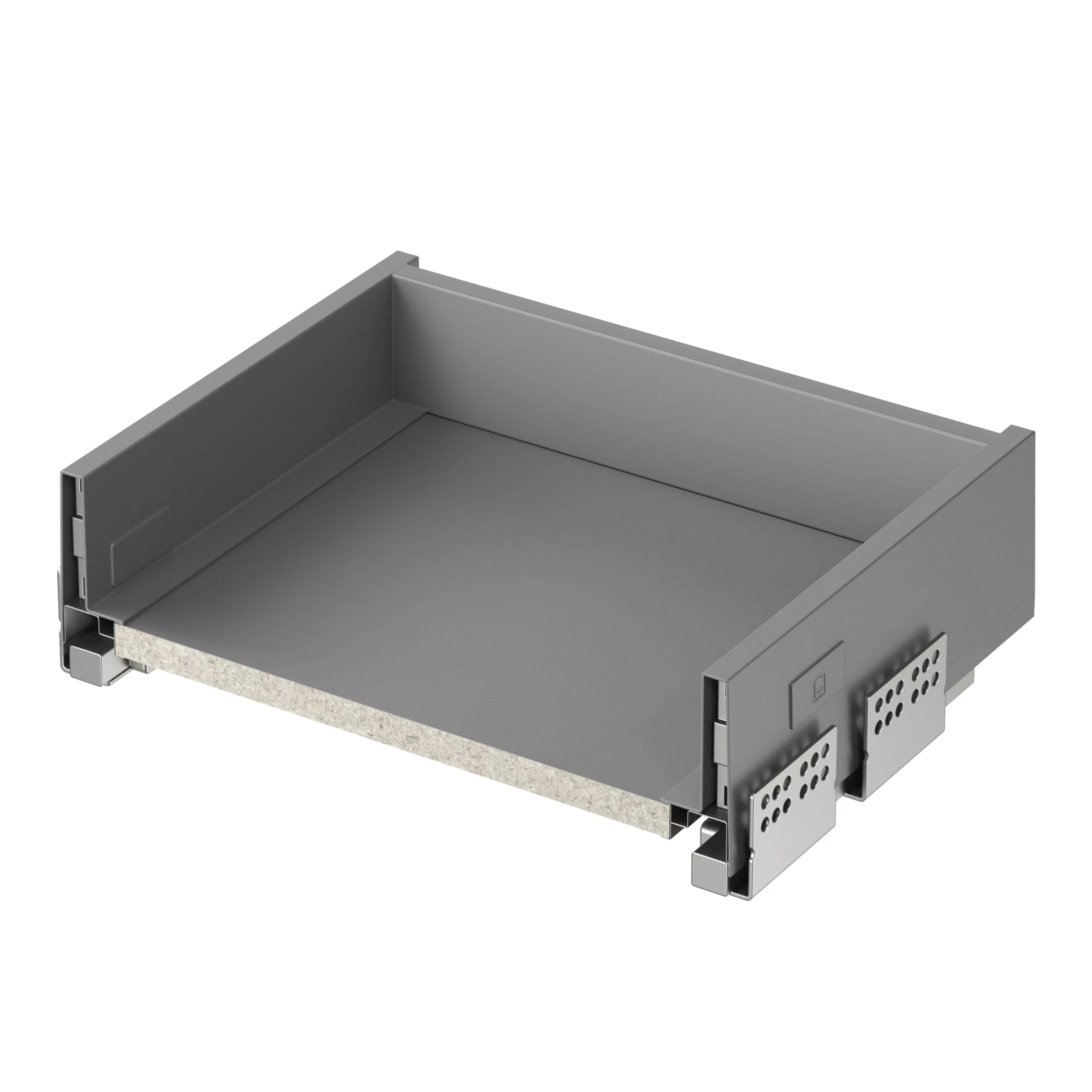 GoodHome Soto Soft-close Slimline Drawer Box (W)400mm