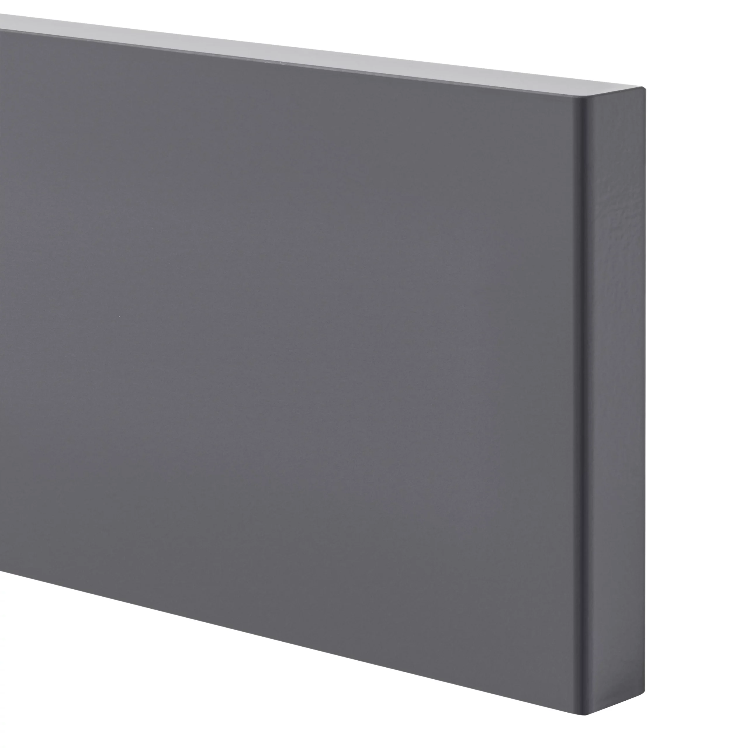 GoodHome Stevia Gloss Anthracite Slab Standard Appliance Filler Panel (H)115mm (W)597mm - Image 2