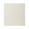 GoodHome Stevia Gloss Cream Slab Tall Appliance Cabinet Door (W)600mm (H)633mm (T)18mm