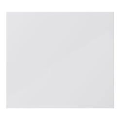GoodHome Stevia Gloss Grey Slab Drawer Front (W)800mm, Pack Of 3