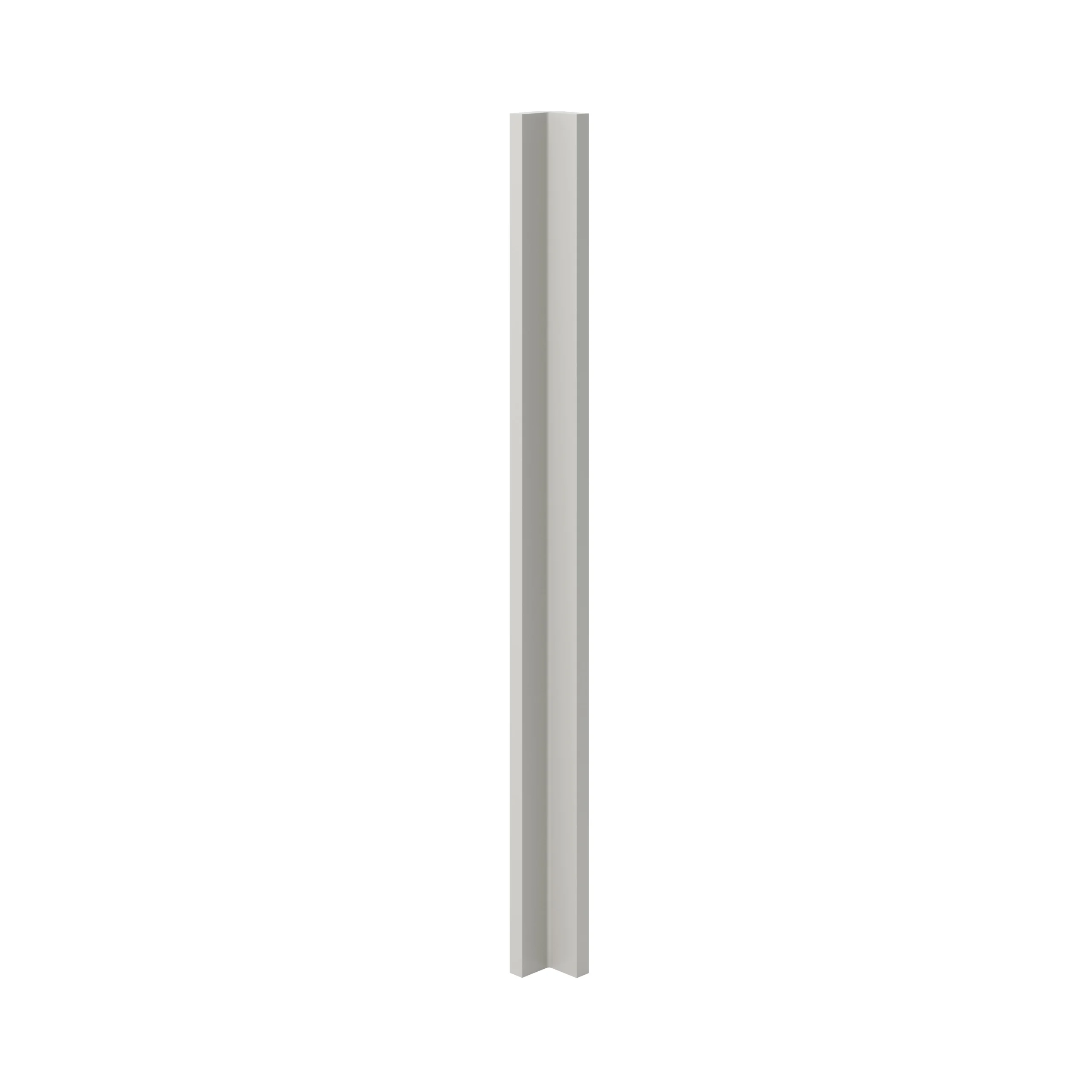 GoodHome Stevia Innovo Handleless Matt Grey Slab Standard Corner Post, (W)34mm (H)895mm - Image 2