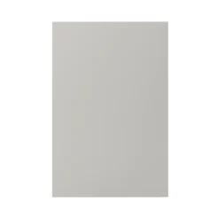 GoodHome Stevia Innovo Handleless Matt Pewter Grey Slab Standard Clad On End Panel (H)934mm (W)640mm