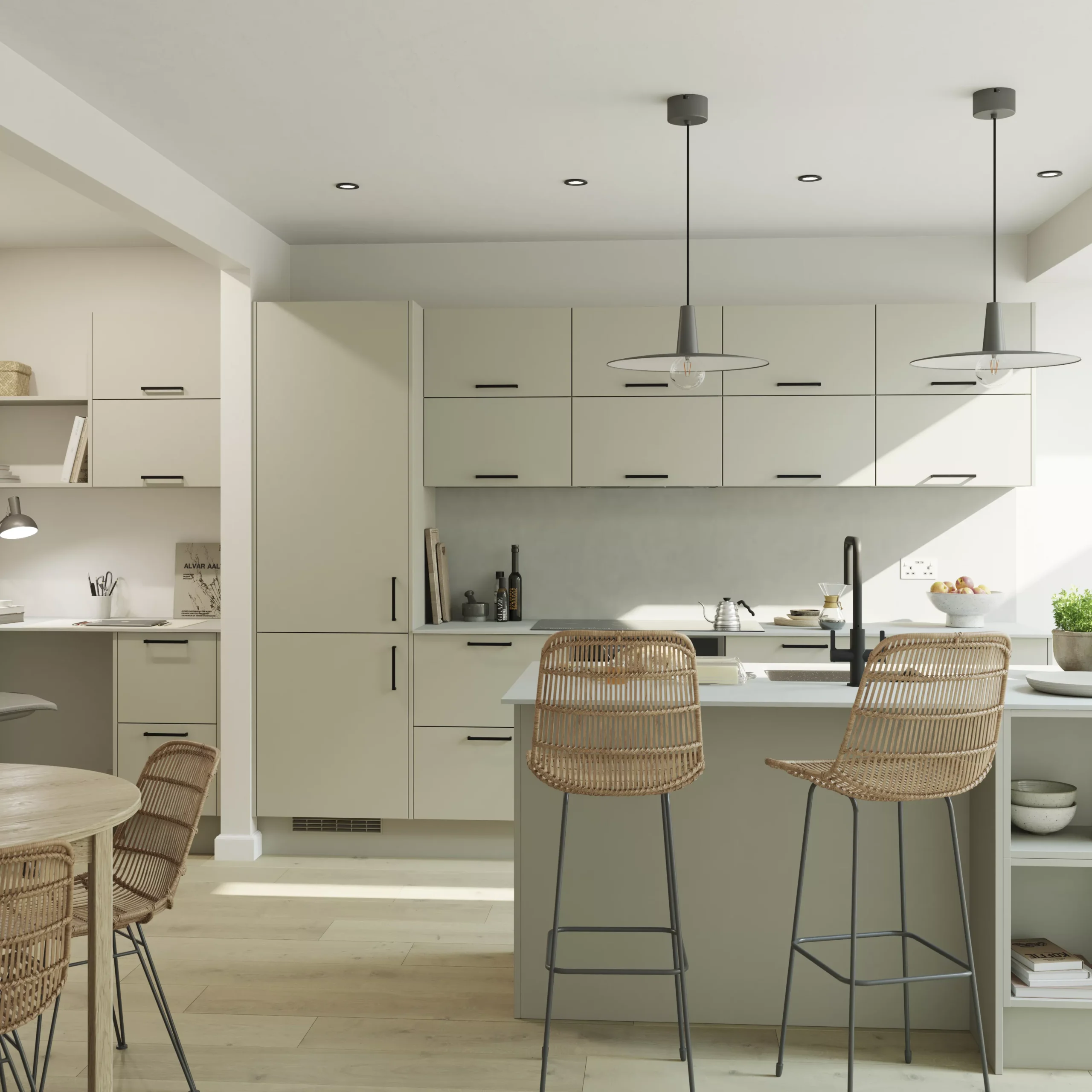 GoodHome Stevia Matt Sandstone Slab Standard Wall Corner Post, (W)34mm (H)715mm - Image 3